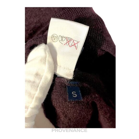 🔴 Lanvin Merino V-Neck Sweater - Maroon - Picture 7 of 7